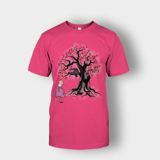 Alice-in-Wonderland-Cheshire-Sumi-Tree-Unisex-T-Shirt-Heliconia