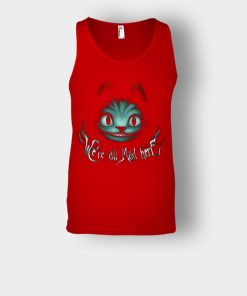 Alice-in-Wonderland-Cheshire-Were-All-Mad-Unisex-Tank-Top-Red