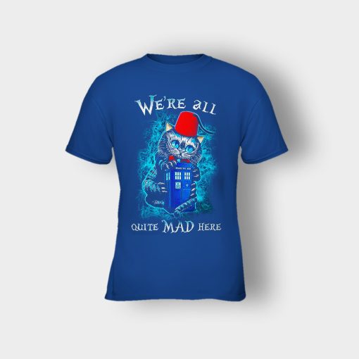 Alice-in-Wonderland-Cheshires-Doctor-Who-Kids-T-Shirt-Royal
