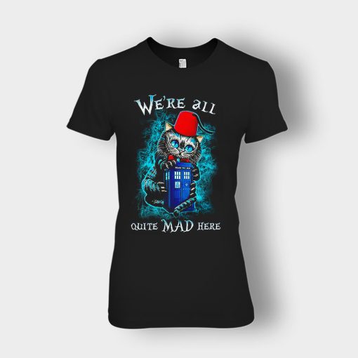 Alice-in-Wonderland-Cheshires-Doctor-Who-Ladies-T-Shirt-Black