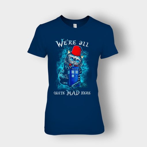 Alice-in-Wonderland-Cheshires-Doctor-Who-Ladies-T-Shirt-Navy