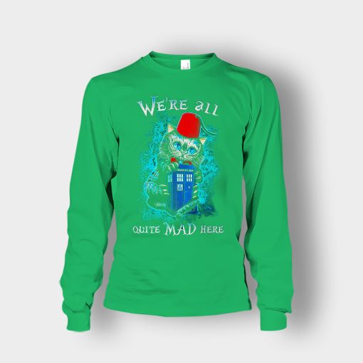 Alice-in-Wonderland-Cheshires-Doctor-Who-Unisex-Long-Sleeve-Irish-Green