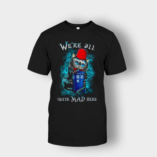 Alice-in-Wonderland-Cheshires-Doctor-Who-Unisex-T-Shirt-Black