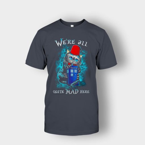 Alice-in-Wonderland-Cheshires-Doctor-Who-Unisex-T-Shirt-Dark-Heather