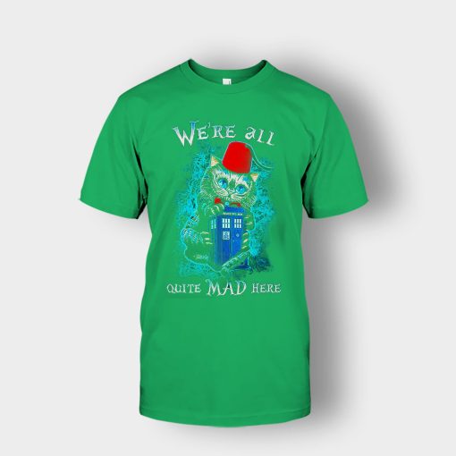 Alice-in-Wonderland-Cheshires-Doctor-Who-Unisex-T-Shirt-Irish-Green