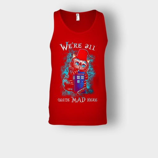 Alice-in-Wonderland-Cheshires-Doctor-Who-Unisex-Tank-Top-Red