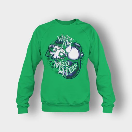 Alice-in-Wonderland-Crazy-Cat-Crewneck-Sweatshirt-Irish-Green