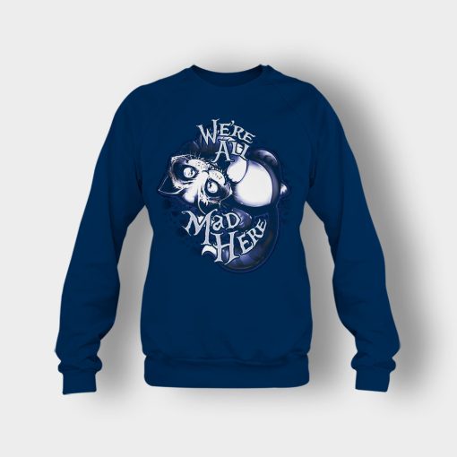 Alice-in-Wonderland-Crazy-Cat-Crewneck-Sweatshirt-Navy