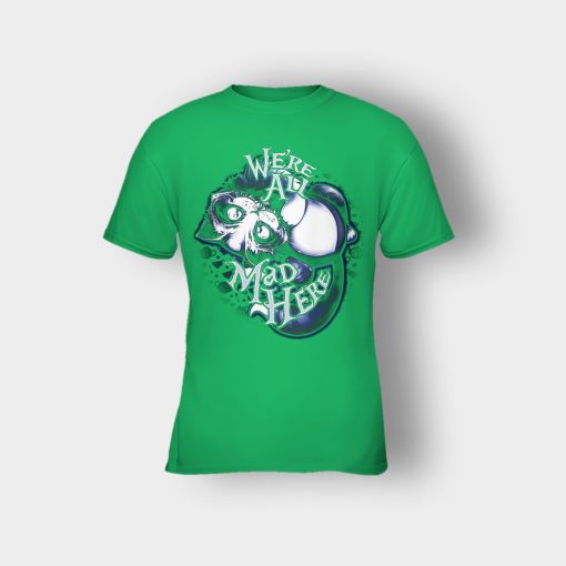 Alice-in-Wonderland-Crazy-Cat-Kids-T-Shirt-Irish-Green