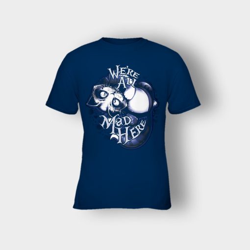 Alice-in-Wonderland-Crazy-Cat-Kids-T-Shirt-Navy