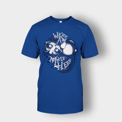Alice-in-Wonderland-Crazy-Cat-Unisex-T-Shirt-Royal