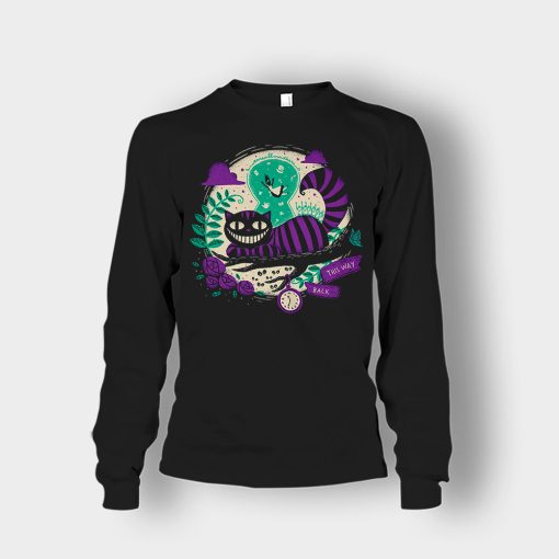 Alice-in-Wonderland-Hello-From-Cheshire-Unisex-Long-Sleeve-Black