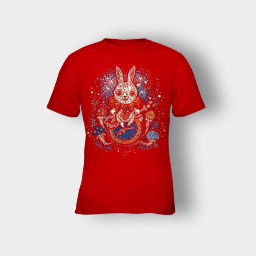 Alice-in-Wonderland-Link-Kids-T-Shirt-Red