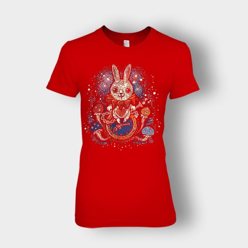 Alice-in-Wonderland-Link-Ladies-T-Shirt-Red