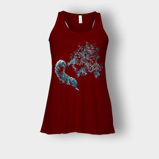 Alice-in-Wonderland-Memories-Bella-Womens-Flowy-Tank-Maroon