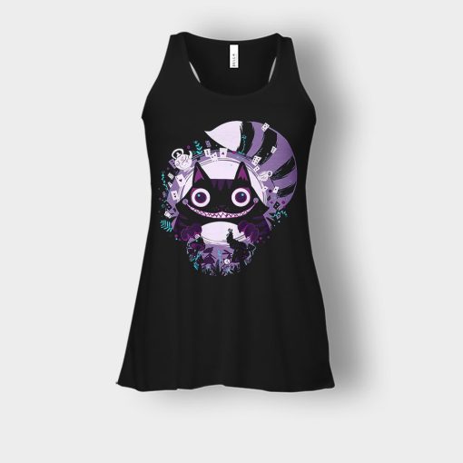 Alice-in-Wonderland-Nightmares-Cheshire-Bella-Womens-Flowy-Tank-Black