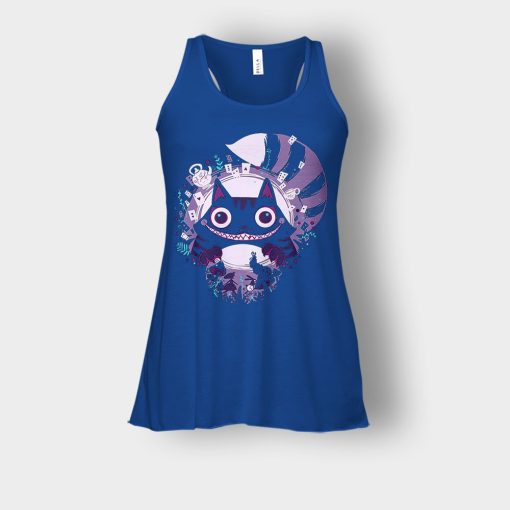 Alice-in-Wonderland-Nightmares-Cheshire-Bella-Womens-Flowy-Tank-Royal