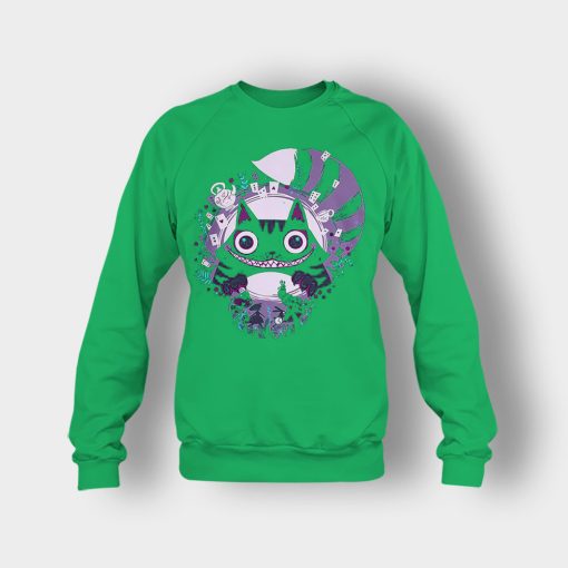 Alice-in-Wonderland-Nightmares-Cheshire-Crewneck-Sweatshirt-Irish-Green