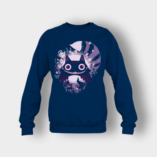 Alice-in-Wonderland-Nightmares-Cheshire-Crewneck-Sweatshirt-Navy