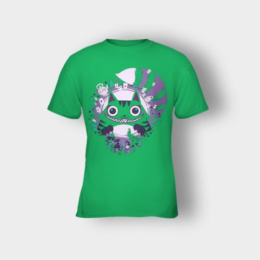 Alice-in-Wonderland-Nightmares-Cheshire-Kids-T-Shirt-Irish-Green