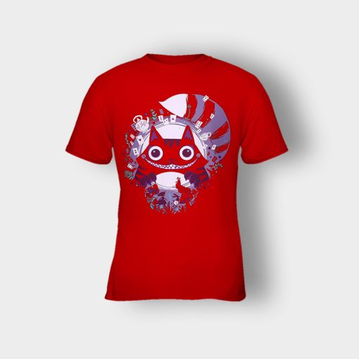 Alice-in-Wonderland-Nightmares-Cheshire-Kids-T-Shirt-Red