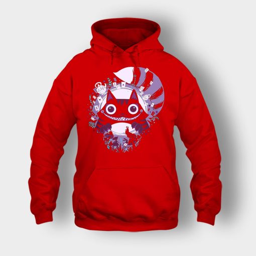 Alice-in-Wonderland-Nightmares-Cheshire-Unisex-Hoodie-Red