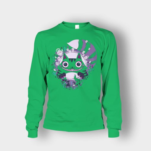 Alice-in-Wonderland-Nightmares-Cheshire-Unisex-Long-Sleeve-Irish-Green