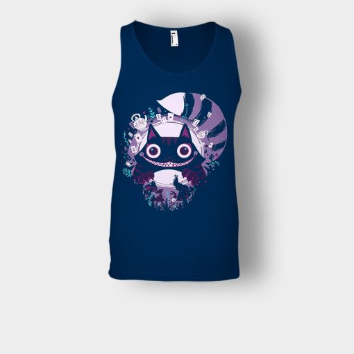 Alice-in-Wonderland-Nightmares-Cheshire-Unisex-Tank-Top-Navy