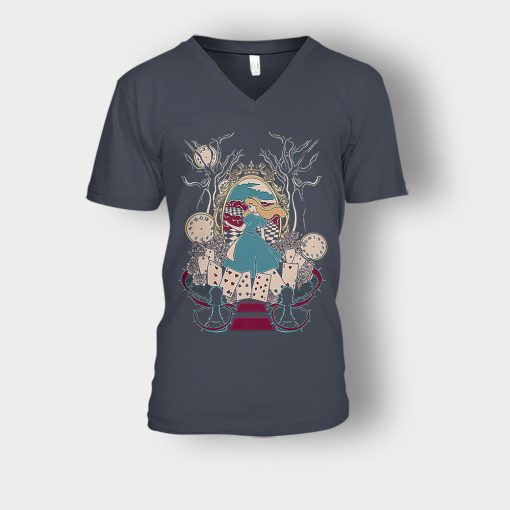 Alice-in-Wonderland-Sp-Unisex-V-Neck-T-Shirt-Dark-Heather