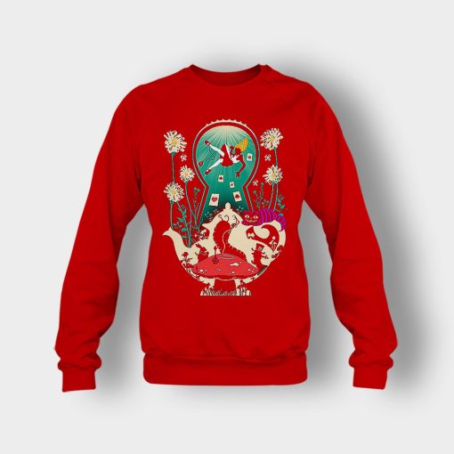 Alice-in-Wonderland-Tea-Party-Crash-Crewneck-Sweatshirt-Red