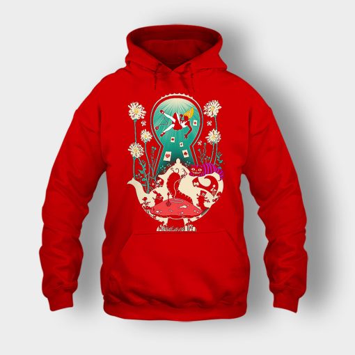 Alice-in-Wonderland-Tea-Party-Crash-Unisex-Hoodie-Red