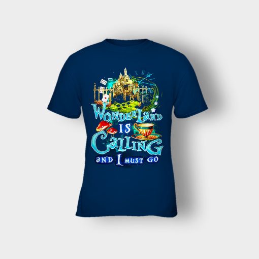 Alice-in-Wonderland-Tea-Party-Kids-T-Shirt-Navy