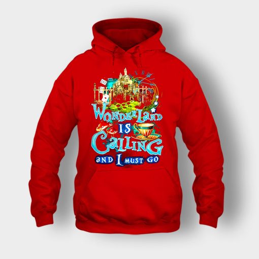 Alice-in-Wonderland-Tea-Party-Unisex-Hoodie-Red