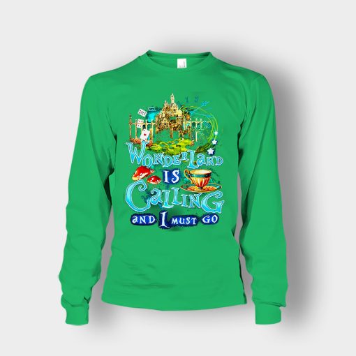 Alice-in-Wonderland-Tea-Party-Unisex-Long-Sleeve-Irish-Green