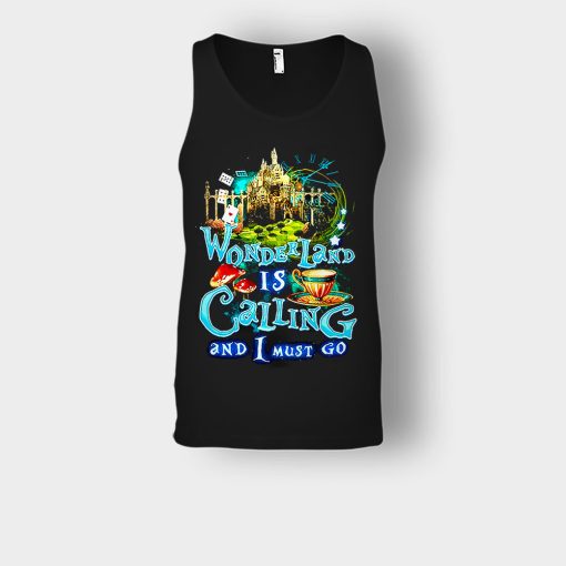 Alice-in-Wonderland-Tea-Party-Unisex-Tank-Top-Black