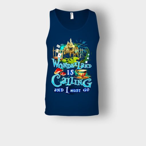 Alice-in-Wonderland-Tea-Party-Unisex-Tank-Top-Navy