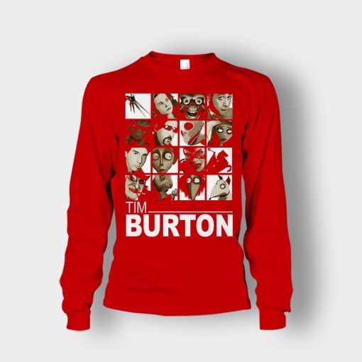 Alice-in-Wonderland-Tim-Burton-Characters-Unisex-Long-Sleeve-Red