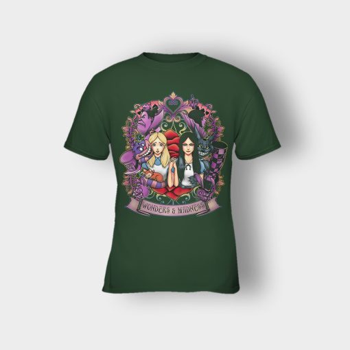 Alice-in-Wonderland-Two-Side-Light-And-Dark-Kids-T-Shirt-Forest