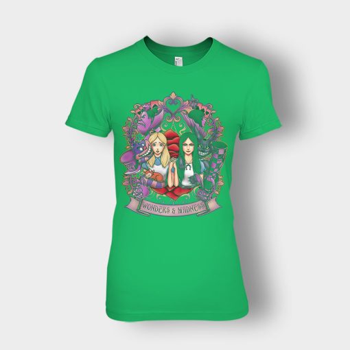 Alice-in-Wonderland-Two-Side-Light-And-Dark-Ladies-T-Shirt-Irish-Green