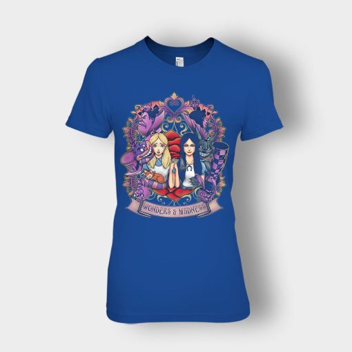 Alice-in-Wonderland-Two-Side-Light-And-Dark-Ladies-T-Shirt-Royal