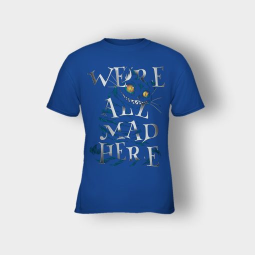 Alice-in-Wonderland-Were-All-Are-Mad-Kids-T-Shirt-Royal