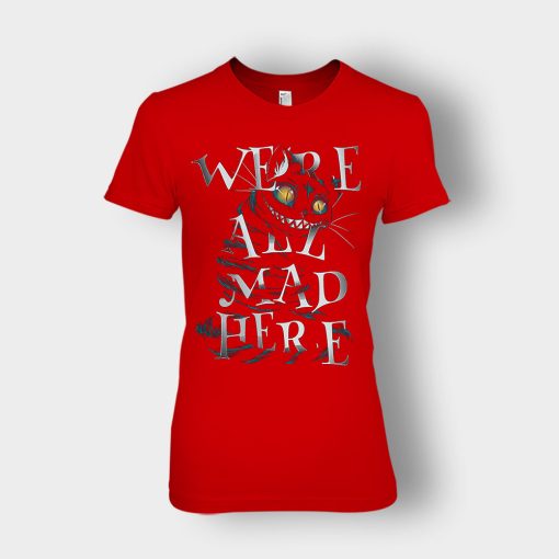 Alice-in-Wonderland-Were-All-Are-Mad-Ladies-T-Shirt-Red