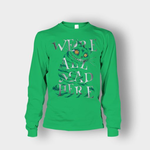 Alice-in-Wonderland-Were-All-Are-Mad-Unisex-Long-Sleeve-Irish-Green