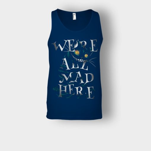 Alice-in-Wonderland-Were-All-Are-Mad-Unisex-Tank-Top-Navy