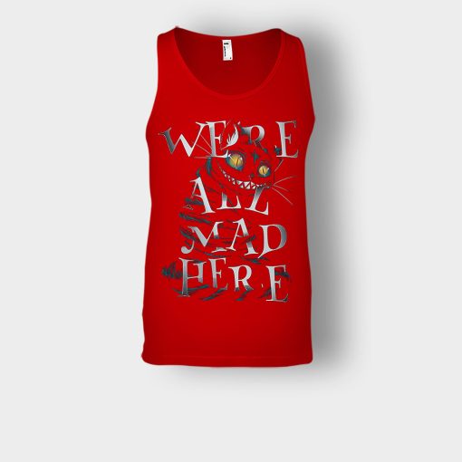 Alice-in-Wonderland-Were-All-Are-Mad-Unisex-Tank-Top-Red