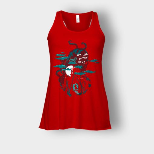 Alice-in-Wonderland-World-Bella-Womens-Flowy-Tank-Red