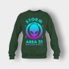 Alien-Storm-Area-51-they-cant-take-us-all-Crewneck-Sweatshirt-Forest