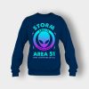 Alien-Storm-Area-51-they-cant-take-us-all-Crewneck-Sweatshirt-Navy