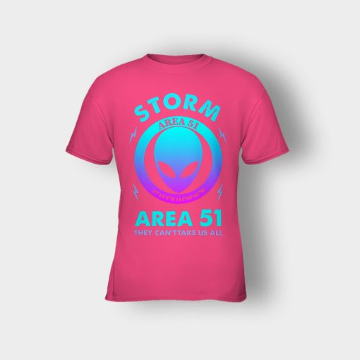Alien-Storm-Area-51-they-cant-take-us-all-Kids-T-Shirt-Heliconia