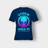 Alien-Storm-Area-51-they-cant-take-us-all-Kids-T-Shirt-Navy